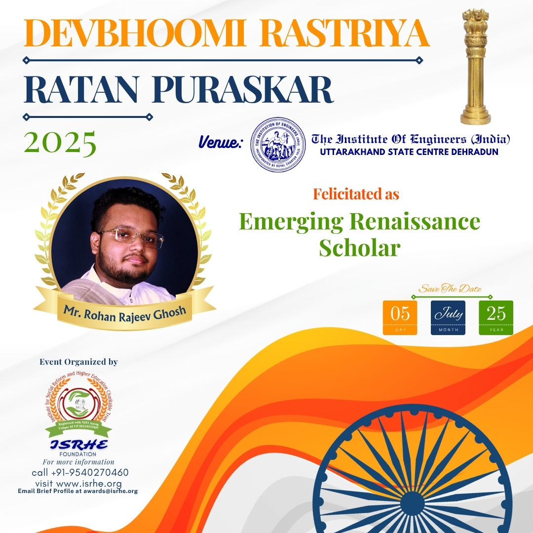 Mr. Rohan Rajeev Ghosh